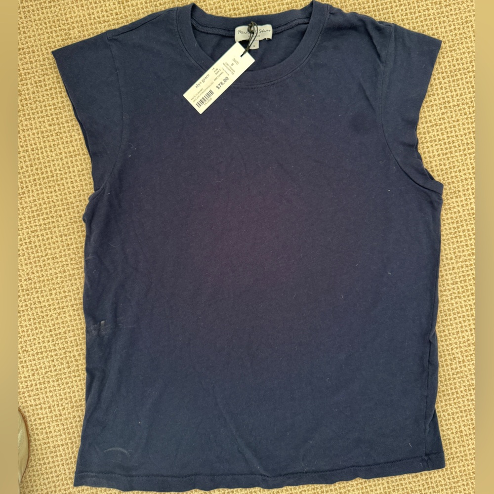 Michael Stars joey powder should tee - nocturnal color - size small